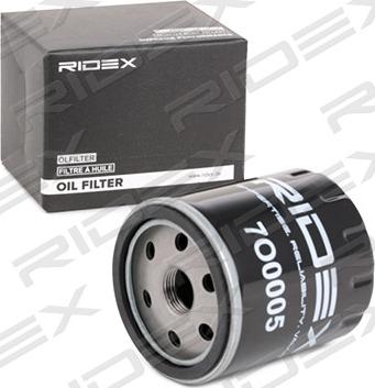 RIDEX 7O0005 - Масляный фильтр autospares.lv