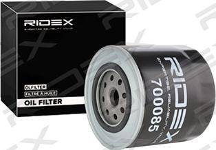 RIDEX 7O0085 - Масляный фильтр autospares.lv
