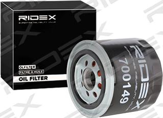 RIDEX 7O0149 - Масляный фильтр autospares.lv