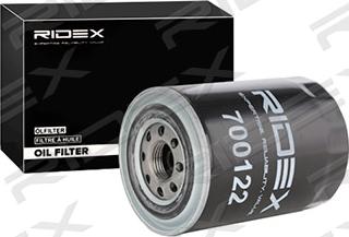 RIDEX 7O0122 - Масляный фильтр autospares.lv