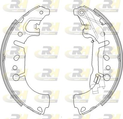 Roadhouse 4446.00 - Тормозные башмаки, барабанные autospares.lv