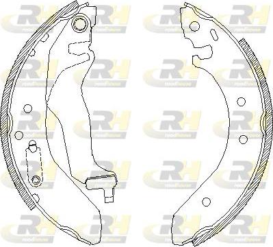 Roadhouse 4400.00 - Тормозные башмаки, барабанные autospares.lv