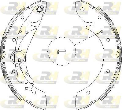 Roadhouse 4419.00 - Тормозные башмаки, барабанные autospares.lv