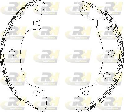 Roadhouse 4416.00 - Тормозные башмаки, барабанные autospares.lv