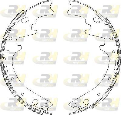 Roadhouse 4420.00 - Тормозные башмаки, барабанные autospares.lv