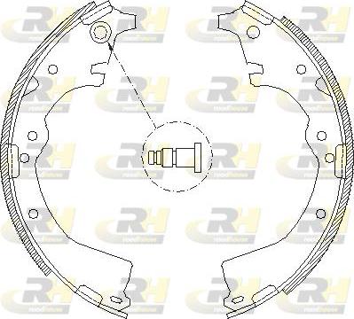 Roadhouse 4427.00 - Тормозные башмаки, барабанные autospares.lv