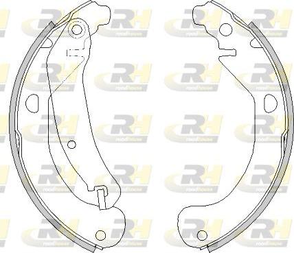 Roadhouse 4478.00 - Тормозные башмаки, барабанные autospares.lv