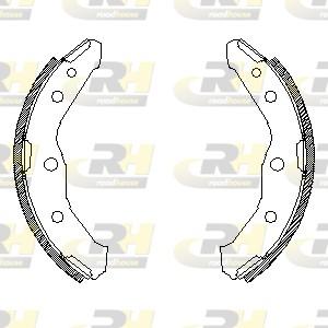 Roadhouse 4547.00 - Тормозные башмаки, барабанные autospares.lv