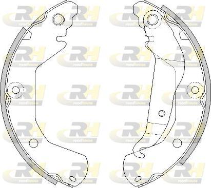 Roadhouse 4515.00 - Тормозные башмаки, барабанные autospares.lv