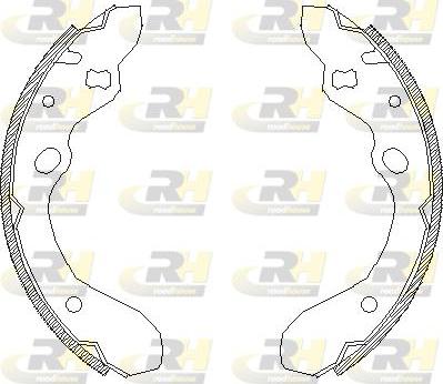 Roadhouse 4643.00 - Тормозные башмаки, барабанные autospares.lv