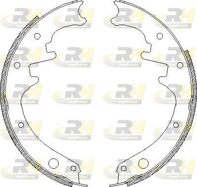 Roadhouse 4658.00 - Тормозные башмаки, барабанные autospares.lv