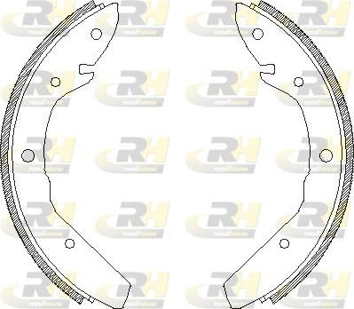 Roadhouse 4686.00 - Тормозные башмаки, барабанные autospares.lv