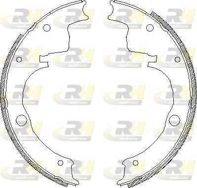 Roadhouse 4624.00 - Тормозные башмаки, барабанные autospares.lv