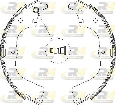 Roadhouse 4678.00 - Тормозные башмаки, барабанные autospares.lv