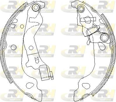 Roadhouse 4099.00 - Тормозные башмаки, барабанные autospares.lv