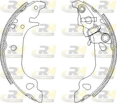 Roadhouse 4099.01 - Тормозные башмаки, барабанные autospares.lv