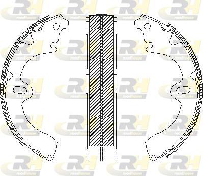 Roadhouse 4097.01 - Тормозные башмаки, барабанные autospares.lv