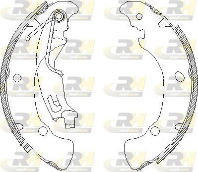 Roadhouse 4041.01 - Тормозные башмаки, барабанные autospares.lv