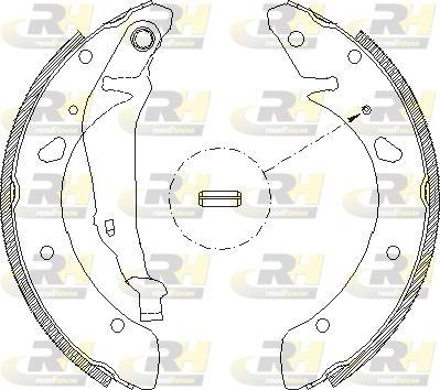 Roadhouse 4053.00 - Тормозные башмаки, барабанные autospares.lv