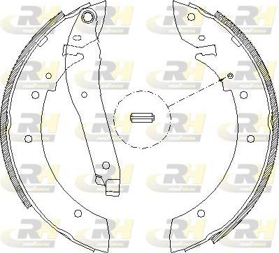 Roadhouse 4069.00 - Тормозные башмаки, барабанные autospares.lv