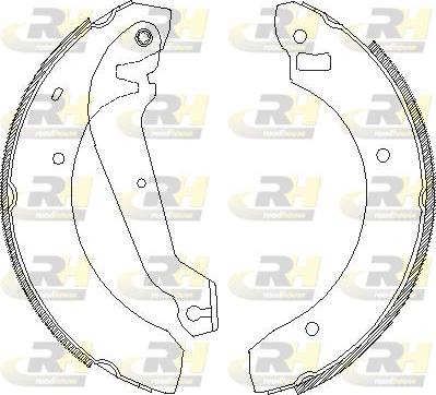 Roadhouse 4063.00 - Тормозные башмаки, барабанные autospares.lv