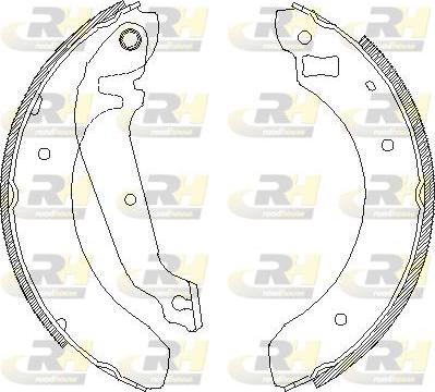 Roadhouse 4062.00 - Тормозные башмаки, барабанные autospares.lv