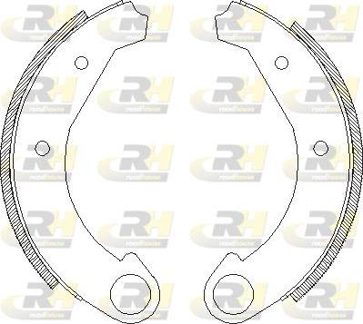 Roadhouse 4005.00 - Тормозные башмаки, барабанные autospares.lv