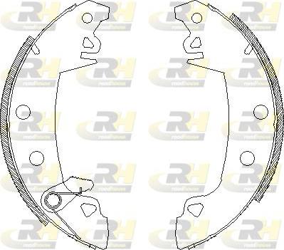 Roadhouse 4017.03 - Тормозные башмаки, барабанные autospares.lv