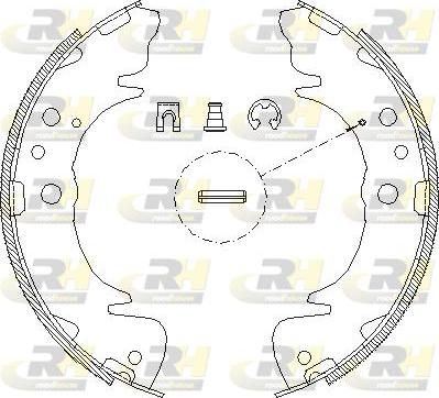 Roadhouse 4089.00 - Тормозные башмаки, барабанные autospares.lv