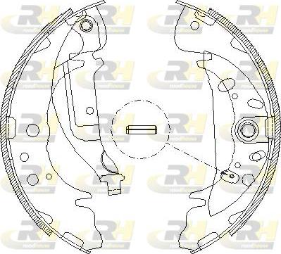 Roadhouse 4089.01 - Тормозные башмаки, барабанные autospares.lv