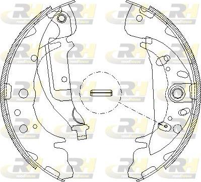 Roadhouse 4089.03 - Тормозные башмаки, барабанные autospares.lv