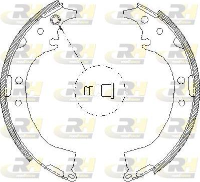 Roadhouse 4085.00 - Тормозные башмаки, барабанные autospares.lv