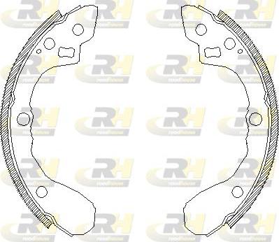 Roadhouse 4080.00 - Тормозные башмаки, барабанные autospares.lv