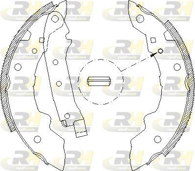 Roadhouse 4036.00 - Тормозные башмаки, барабанные autospares.lv