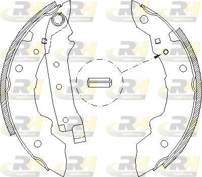 Roadhouse 4038.00 - Тормозные башмаки, барабанные autospares.lv