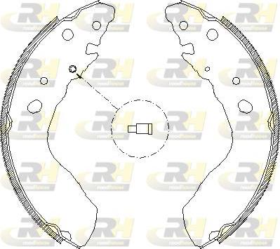 Roadhouse 4033.00 - Тормозные башмаки, барабанные autospares.lv