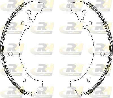 Roadhouse 4026.00 - Тормозные башмаки, барабанные autospares.lv