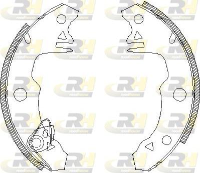 Roadhouse 4022.00 - Тормозные башмаки, барабанные autospares.lv