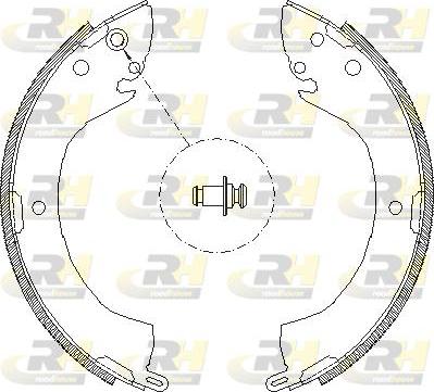 Roadhouse 4079.00 - Тормозные башмаки, барабанные autospares.lv