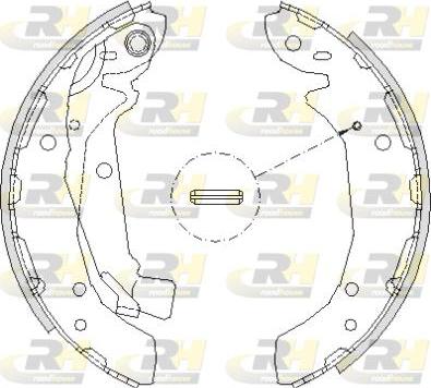 Roadhouse 4197.00 - Тормозные башмаки, барабанные autospares.lv