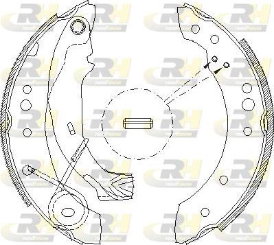 Roadhouse 4149.00 - Тормозные башмаки, барабанные autospares.lv