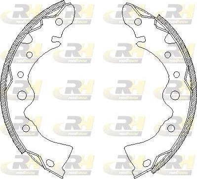 Roadhouse 4144.00 - Тормозные башмаки, барабанные autospares.lv