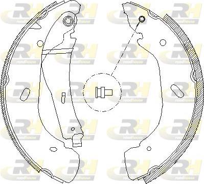 Roadhouse 4108.00 - Тормозные башмаки, барабанные autospares.lv