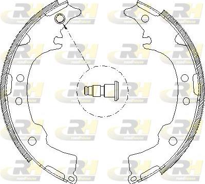 Roadhouse 4115.00 - Тормозные башмаки, барабанные autospares.lv