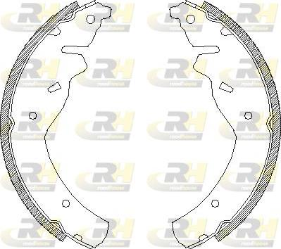 Roadhouse 4118.00 - Тормозные башмаки, барабанные autospares.lv