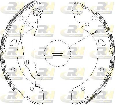 Roadhouse 4113.00 - Тормозные башмаки, барабанные autospares.lv