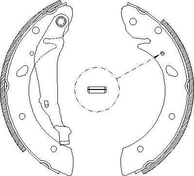 Alpha Brakes HST-TY-060 - Комплект тормозных колодок, барабанные autospares.lv