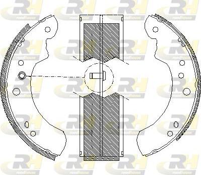 Roadhouse 4112.00 - Тормозные башмаки, барабанные autospares.lv