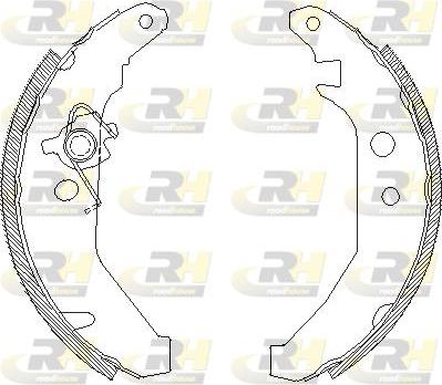 Roadhouse 4185.00 - Тормозные башмаки, барабанные autospares.lv