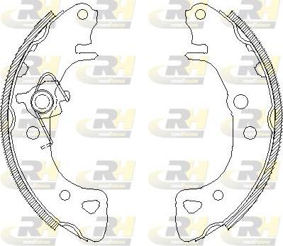 Roadhouse 4126.00 - Тормозные башмаки, барабанные autospares.lv